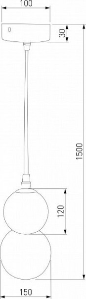 Подвесная люстра Eurosvet Polar 50251/1 LED белый в Сургуте - surgut.mebel24.online | фото 3