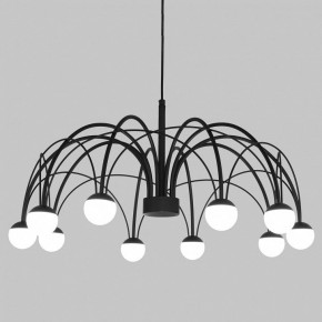 Подвесная люстра Eurosvet Ragno 90034/10 LED черный в Сургуте - surgut.mebel24.online | фото