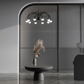 Подвесная люстра Eurosvet Ragno 90034/10 LED черный в Сургуте - surgut.mebel24.online | фото 4