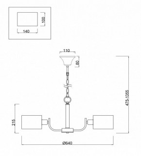 Подвесная люстра Freya Anita FR5012PL-05CH в Сургуте - surgut.mebel24.online | фото 4