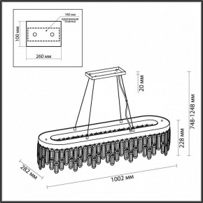 Подвесная люстра Odeon Light Dakisa 4985/12 в Сургуте - surgut.mebel24.online | фото 7