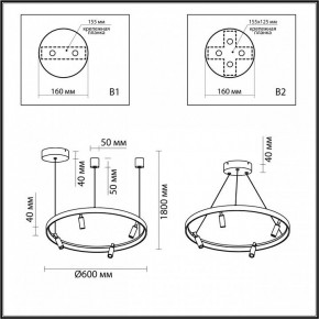 Подвесная люстра Odeon Light Fonda 4317/58L в Сургуте - surgut.mebel24.online | фото 6