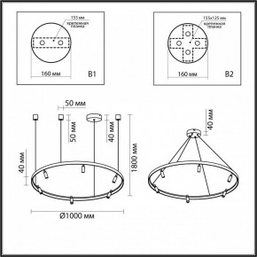 Подвесная люстра Odeon Light Fonda 4317/93L в Сургуте - surgut.mebel24.online | фото 6