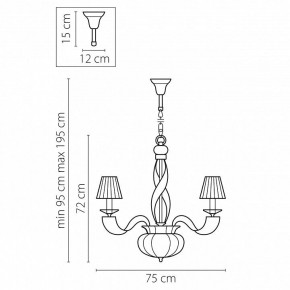 Подвесная люстра Osgona Alveare 702104 в Сургуте - surgut.mebel24.online | фото 4