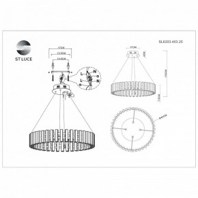 Подвесная люстра ST-Luce Estense SL6203.403.25 в Сургуте - surgut.mebel24.online | фото 4