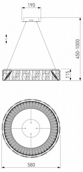 Подвесной светильник Bogate-s Cliff 90373/1 в Сургуте - surgut.mebel24.online | фото 5