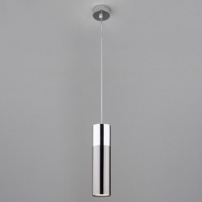 Подвесной светильник Eurosvet Double Topper 50135/1 LED хром/черный жемчуг в Сургуте - surgut.mebel24.online | фото 3