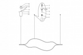 Подвесной светильник Imperiumloft Tape Light TRUDY01 в Сургуте - surgut.mebel24.online | фото 9