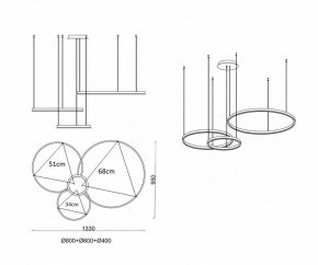 Подвесной светильник Kink Light Тор 08223,36PA(3000K) в Сургуте - surgut.mebel24.online | фото 2