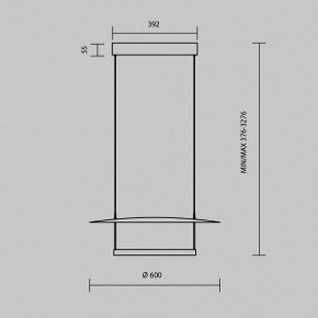 Подвесной светильник Maytoni Ambience MOD280PL-L30B3K1 в Сургуте - surgut.mebel24.online | фото 4