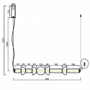 Подвесной светильник Maytoni Cosmo MOD210PL-L39B3K в Сургуте - surgut.mebel24.online | фото 6
