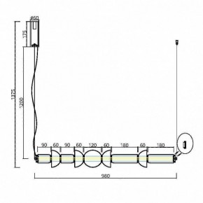 Подвесной светильник Maytoni Cosmo MOD210PL-L39BS3K в Сургуте - surgut.mebel24.online | фото 7