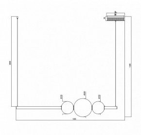 Подвесной светильник Maytoni Freccia MOD063PL-L50G3K в Сургуте - surgut.mebel24.online | фото 5