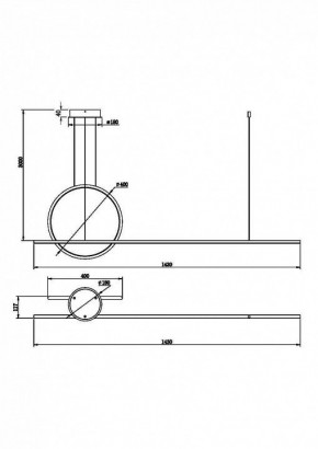 Подвесной светильник Maytoni Halo MOD247PL-L49BK в Сургуте - surgut.mebel24.online | фото 2