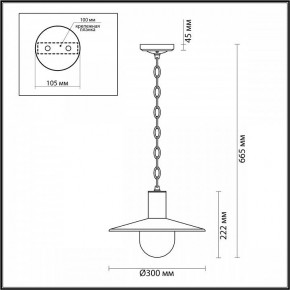 Подвесной светильник Odeon Light Furcadia 4833/1 в Сургуте - surgut.mebel24.online | фото 5