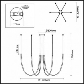 Подвесной светильник Odeon Light Monella 6639/70L в Сургуте - surgut.mebel24.online | фото 4