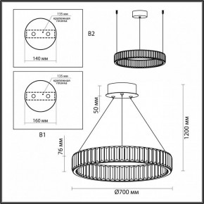 Подвесной светильник Odeon Light Vekia 4930/45L в Сургуте - surgut.mebel24.online | фото 8