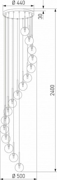 Подвесной светильник TK Lighting Aurora 10182 Aurora в Сургуте - surgut.mebel24.online | фото 2