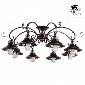 Потолочная люстра Arte Lamp Grazioso A4577PL-8CK в Сургуте - surgut.mebel24.online | фото 2