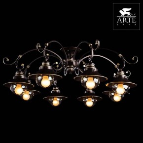 Потолочная люстра Arte Lamp Grazioso A4577PL-8CK в Сургуте - surgut.mebel24.online | фото 3