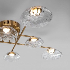 Потолочная люстра Eurosvet Ripple 50389 LED латунь в Сургуте - surgut.mebel24.online | фото 6