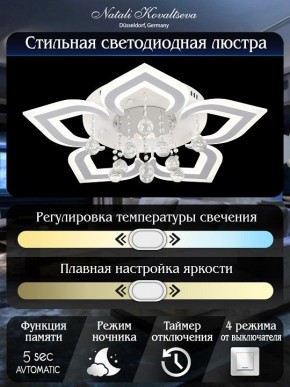 Потолочная люстра Natali Kovaltseva Cascade LED LAMPS 81159 в Сургуте - surgut.mebel24.online | фото 7