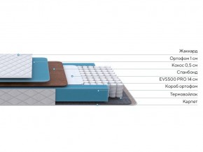 PROxSON Матрас FIRST Cocos Flat M (Ткань Синтетический жаккард) 120x200 в Сургуте - surgut.mebel24.online | фото 3