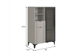 РИЧ Комод 2 со стеклом в Сургуте - surgut.mebel24.online | фото 2