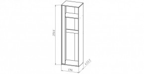 ЛИНДА-2 Шкаф 1-о дверный для одежды (ЛНД.02) в Сургуте - surgut.mebel24.online | фото 2