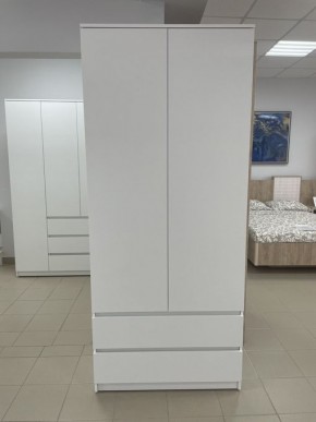 Шкаф 2-ств. с 2 ящиками "Бьянко" в Сургуте - surgut.mebel24.online | фото 3