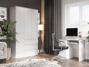 Шкаф 3-ств. с 3 ящиками "Бьянко" в Сургуте - surgut.mebel24.online | фото 4
