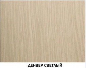 Шкаф для одежды №614 "Инна" Денвер светлый (*без полок) в Сургуте - surgut.mebel24.online | фото 2