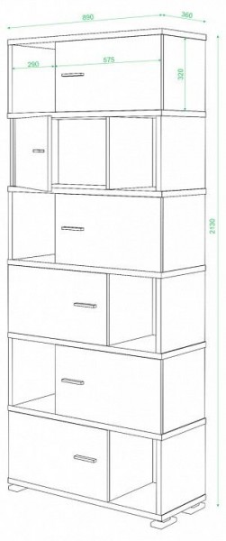 Шкаф комбинированный Домино СБ-30/6 в Сургуте - surgut.mebel24.online | фото 3