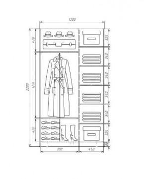 Шкаф-купе ХИТ 22-4-12-88 (420) в Сургуте - surgut.mebel24.online | фото 5