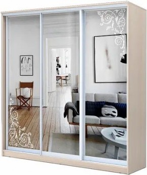 Шкаф-купе ХИТ 22-4-20-656 ОРНАМЕНТ в Сургуте - surgut.mebel24.online | фото