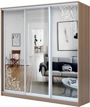 Шкаф-купе ХИТ 23-20/2-656 ОРНАМЕНТ в Сургуте - surgut.mebel24.online | фото