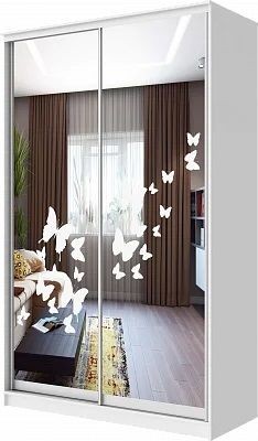 Шкаф-купе ХИТ 24-14-66 БАБОЧКИ в Сургуте - surgut.mebel24.online | фото
