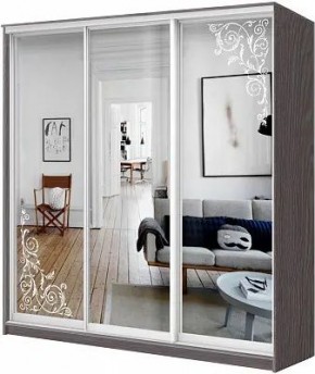 Шкаф-купе ХИТ 24-4-18-656 ОРНАМЕНТ в Сургуте - surgut.mebel24.online | фото