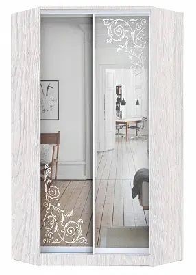 Шкаф-купе ХИТ-У-L-24-64-66 ОРНАМЕНТ в Сургуте - surgut.mebel24.online | фото