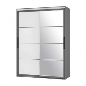 Шкаф-купе Крафт-6 1.6 м ШКК-06 (графит) в Сургуте - surgut.mebel24.online | фото 3