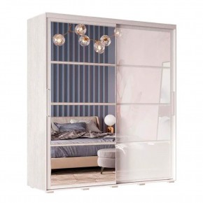Шкаф-купе Крафт-6 1.6 м ШКК-06 (ясень белый) в Сургуте - surgut.mebel24.online | фото 3