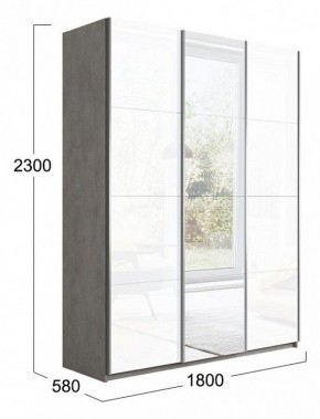 Шкаф-купе Траст СШК 2.180.60-15.13.15 в Сургуте - surgut.mebel24.online | фото 3