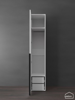 Шкаф Linnea MHR-1-3 2050х400х510 (Белый-М 11.1.2) в Сургуте - surgut.mebel24.online | фото 6