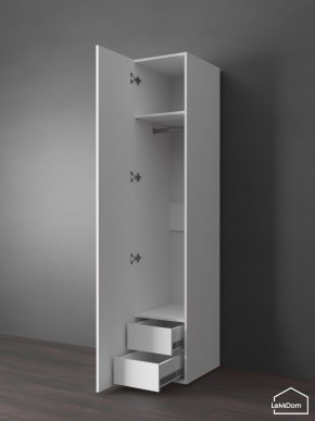 Шкаф Linnea MHR-1PO-3 2050х400х510 (Белый-М 11.1.2) в Сургуте - surgut.mebel24.online | фото 5
