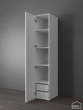 Шкаф Linnea MHR-1PO-4 2050х400х510 (Белый-М 11.1.2) в Сургуте - surgut.mebel24.online | фото 5