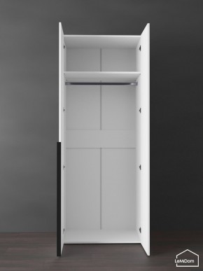 Шкаф Linnea MHR-2 2050х800х510 (Белый-М 11.1.2) в Сургуте - surgut.mebel24.online | фото 4