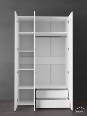 Шкаф Linnea MHR-3PO-2 2050х1200х510 (Белый-М 11.1.2) в Сургуте - surgut.mebel24.online | фото 5