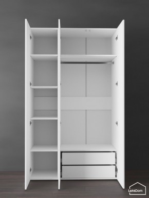 Шкаф Linnea MHR-3PO-2 2050х1200х510 (Белый-М 11.1.2) в Сургуте - surgut.mebel24.online | фото 6