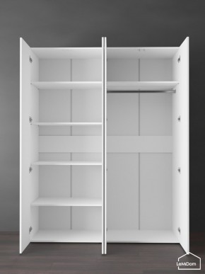 Шкаф Linnea MHR-4PO-1 2050х1600х510 (Белый-М 11.1.1) в Сургуте - surgut.mebel24.online | фото 4