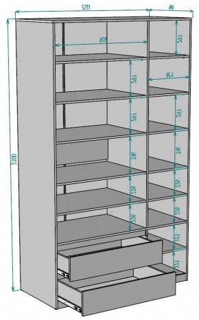 Шкаф Мальта H219 в Сургуте - surgut.mebel24.online | фото 2